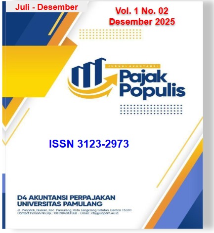 					View Vol. 1 No. 02 (2025): Jurnal Pajak Populis
				