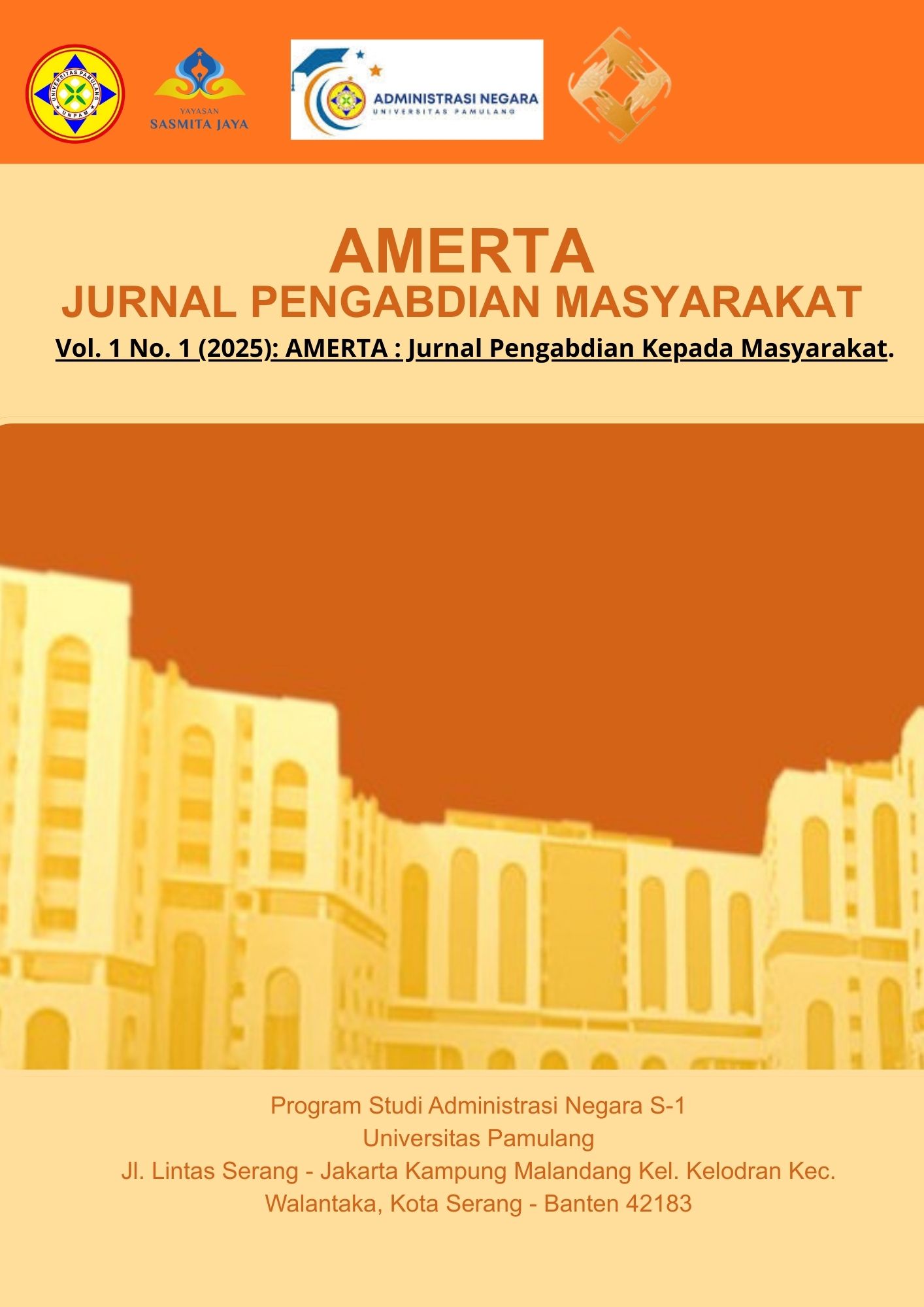 Vol. 1 No. 1 (2025): AMERTA : Jurnal Pengabdian Kepada Masyarakat.
