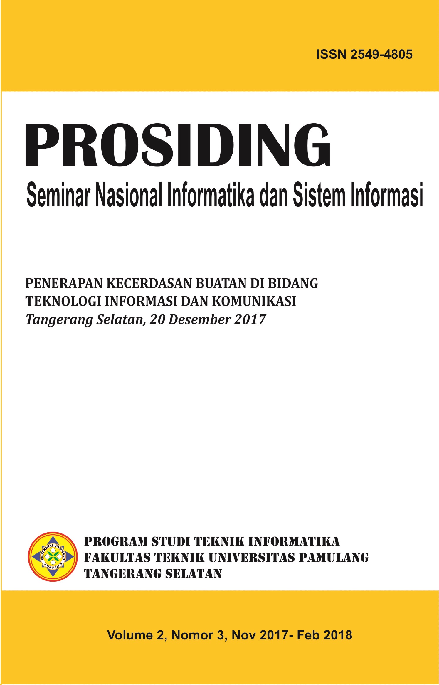 Vol. 2 No.3 : Penerapan Kecerdasan Buatan di Bidang Teknologi Informasi dan Komunikasi