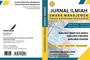 					View Vol. 4 No. 3 (2024): Jurnal Ilmiah Swara MaNajemen (Swara Mahasiswa Manajemen)
				