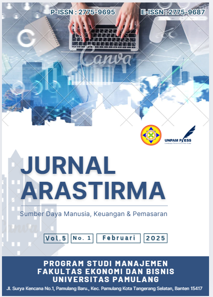 					View Vol. 5 No. 1 (2025): JURNAL ARASTIRMA
				